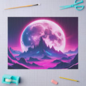 decoupage van de oceaanmaan tissuepapier (Craft)