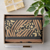 Decoupage van de vuilnispagina van Leopard Tissuepapier (Geschenk)