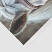 decoupage van de witte teugels tissuepapier (Detail)