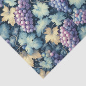 Decoupage van  druivenpatroon tissuepapier (Detail)