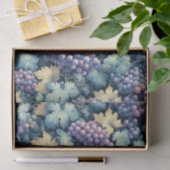 Decoupage van  druivenpatroon tissuepapier (Geschenk)