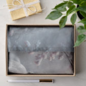 decoupage van een winterhengst tissuepapier (Geschenk)