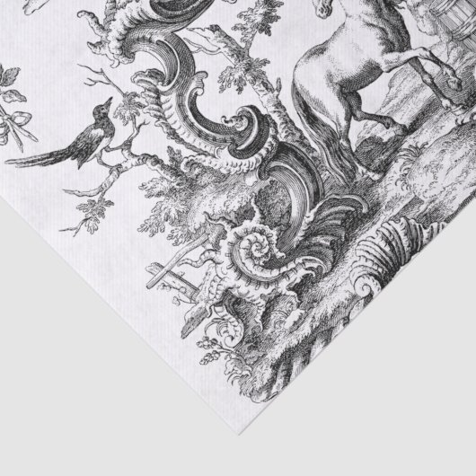 Decoupage van Equine Paradise Tissuepapier (Detail)