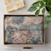 DECOUPAGE VAN EXOTISCHE ZEEMEERMINNEN TISSUEPAPIER (Geschenk)