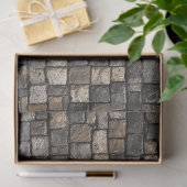 Decoupage van het Cobblestone-patroon Tissuepapier (Geschenk)