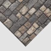 Decoupage van het Cobblestone-patroon Tissuepapier (Detail)