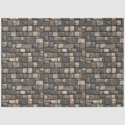 Decoupage van het Cobblestone-patroon Tissuepapier (Voorkant)