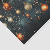 Decoupage van kerstverlichting tissuepapier (Detail)