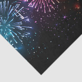 Decoupage van Regenboog Fireworks Tissuepapier (Detail)