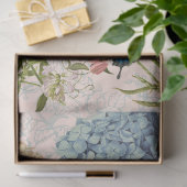 Decoupage van roze-floral-bouquet tissuepapier (Geschenk)