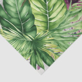 Decoupage van tropisch bloemig Oerwoud olifant Tissuepapier (Detail)