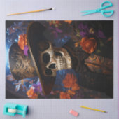 Decoupage versierd Lord Aurelius Skeleton Tissuepapier (Craft)