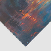 Decoupage Vibrant Vissen Scene Lake Uitzicht Tissuepapier (Detail)