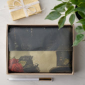 Decoupage Victoriaans Gotische Skeleton Wedding Da Tissuepapier (Geschenk)