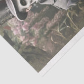 Decoupage Victoriaans Skelet Paar Tissuepapier (Detail)