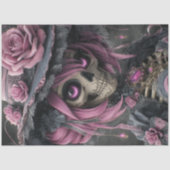 Decoupage Victorian Gothic Skeleton Tissuepapier (Voorkant)