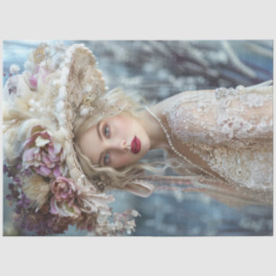 Decoupage Vintage 1920 Belle of the Derby Tissuepapier