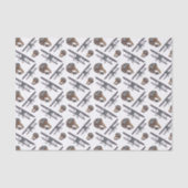 Decoupage Vliegtuig Verjaardag Weefsel Papier (Voorkant)