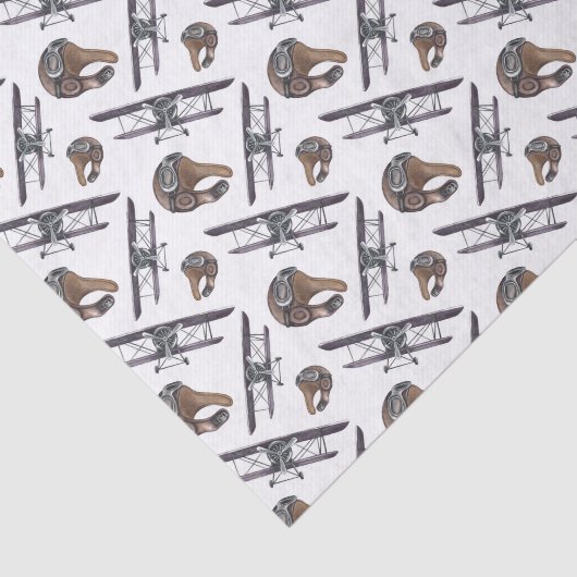 Decoupage Vliegtuig Verjaardag Weefsel Papier (Detail)