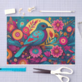 Decoupage-volkskunst vogelweefsel papier (Craft)