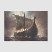 decoupage voor de drakenscheepvaart tissuepapier (Voorkant)