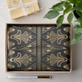 Decoupage voor Gold en Black Art Tissuepapier (Geschenk)