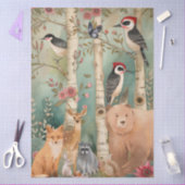 decoupage voor grote bosdieren tissuepapier (Craft)