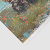 decoupage voor zigeunerkaravanen tissuepapier (Detail)