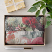 Decoupage Vrouw Bloeit Botanische Elementen Tissuepapier (Geschenk)