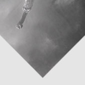 Decoupage Vrouw Rijden Paard Lopen Tissuepapier (Detail)