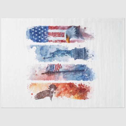 Decoupage VS Panelen Vergelijkbaar met Tumblers Tissuepapier (Voorkant)