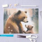 Decoupage waterverf beer liefhebbers tissuepapier (Craft)