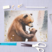 Decoupage waterverf beer liefhebbers tissuepapier (Craft)