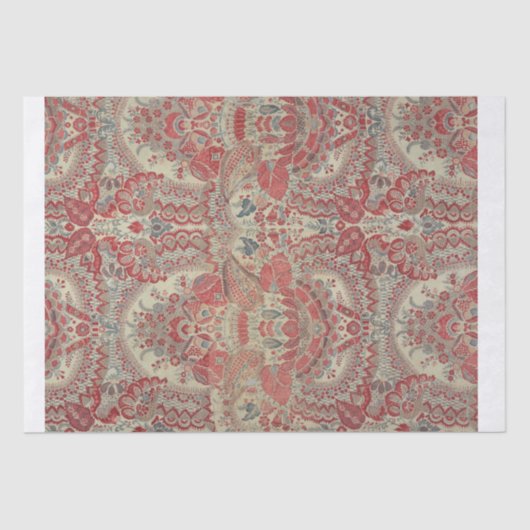 DECOUPAGE WEEFSELDOCUMENT:  BEHANG TISSUEPAPIER (Voorkant)