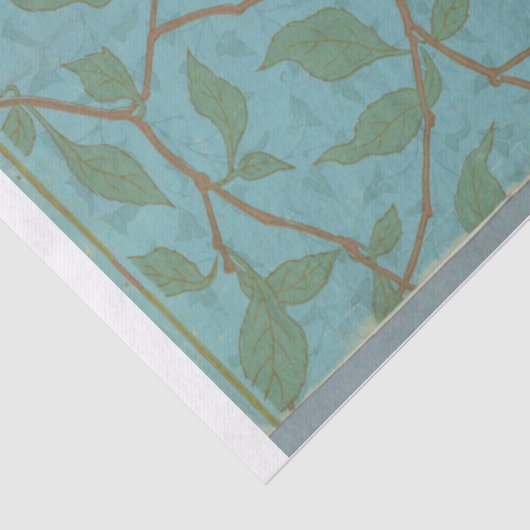 DECOUPAGE WEEFSELDOCUMENT:  BEHANG TISSUEPAPIER (Detail)