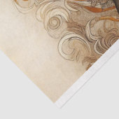 Decoupage Weefseldocument Victoriaans Afrikaans-Am Tissuepapier (Detail)