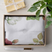 DECOUPAGE WEEFSELPAPIER : ROZEN TISSUEPAPIER (Geschenk)