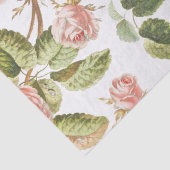 DECOUPAGE WEEFSELPAPIER : ROZEN TISSUEPAPIER (Detail)