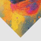 Decoupage Whimsical Abstract Beagle Joyful Pup  Tissuepapier (Detail)