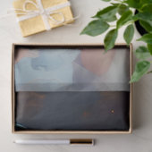 Decoupage Whimsical Blonde Blue Headband & Rabbit Tissuepapier (Geschenk)