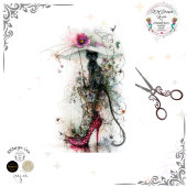 Decoupage Whimsical Cat Parasol Catwalk Companions Tissuepapier