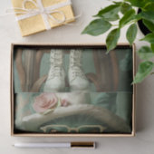 Decoupage Whimsical Cat Rustin Stool  Tissuepapier (Geschenk)