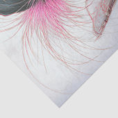 Decoupage Whimsical Cat Witch High Heels Catwalk  Tissuepapier (Detail)