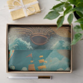 Decoupage Whimsical Child Cloud Learning School Tissuepapier (Geschenk)