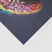 Decoupage Whimsical Dachshund met Dreadlocks Tissuepapier (Detail)