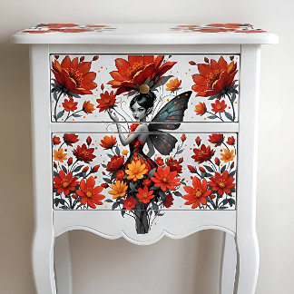 Decoupage Whimsical Flower Fairy Seidenpapier Tissuepapier