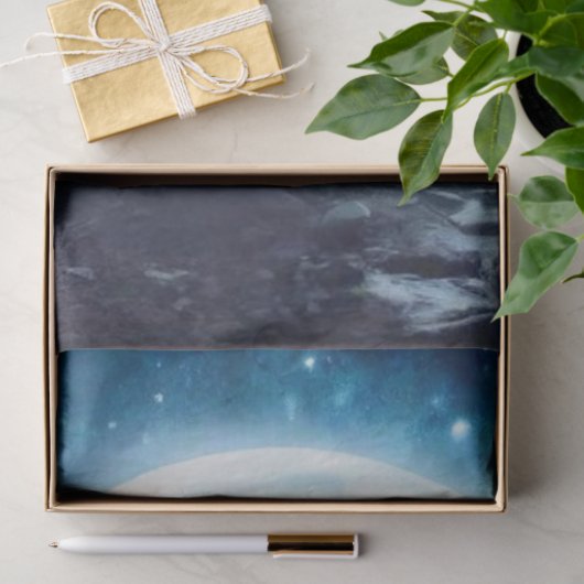 Decoupage Whimsical Full Moon Witchy Woman Tissuepapier (Geschenk)