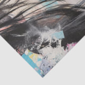 Decoupage Whimsical Girl & Her Bubble Gum Herinner Tissuepapier (Detail)