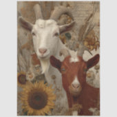 Decoupage Whimsical Goats Tom & Jerry  Tissuepapier (Voorkant)