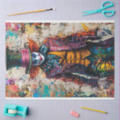 Decoupage Whimsical Jester Digitale Kunst Tissuepapier (Craft)